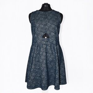 A-Line Sleeveless Cutout Dress